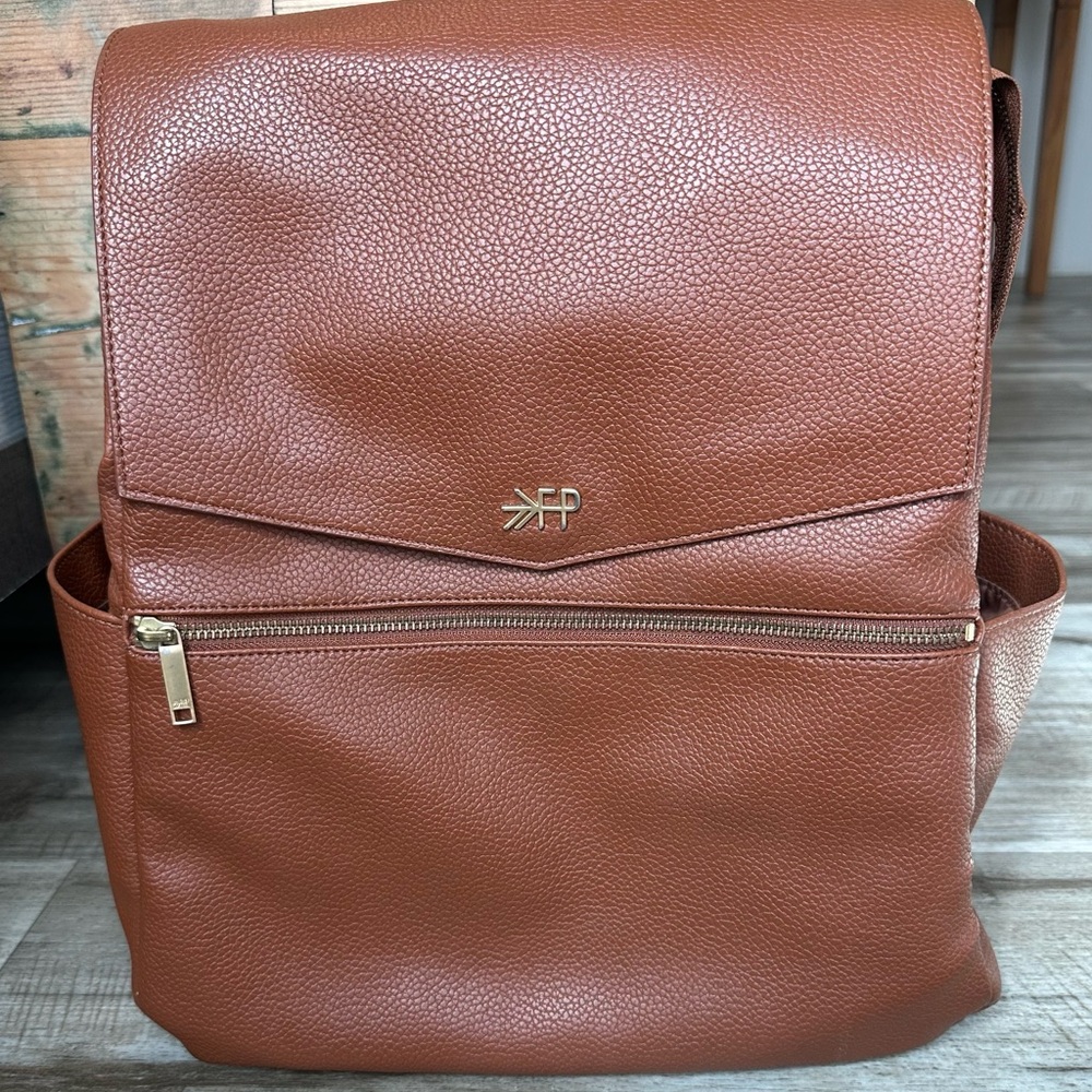 Freshly Picked Cognac Classic Diaper Bag
